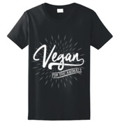 Vegan For the Animals | Women's Tshirt